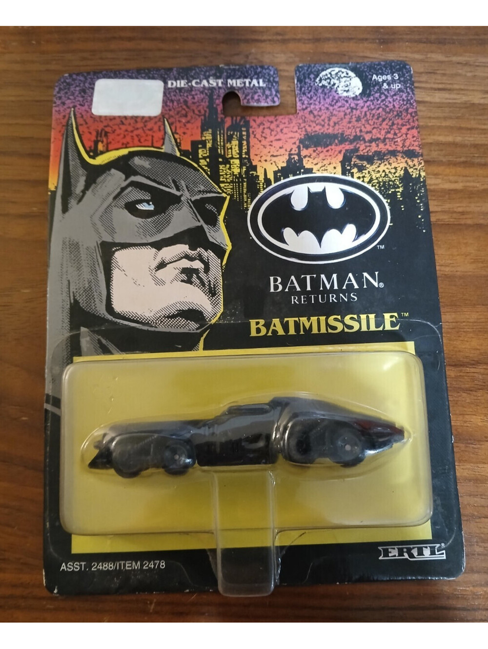 Batman Returns Batmissile Die-Cast Metal ERTL Vintage 1992